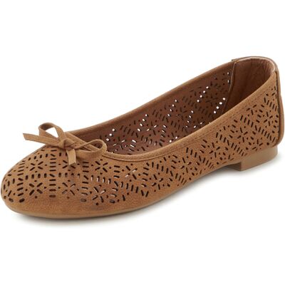 Lascana Ballerina Damen Camelfarben Gr.42 Lascana Ballerina Damen Camelfarben Gr.42