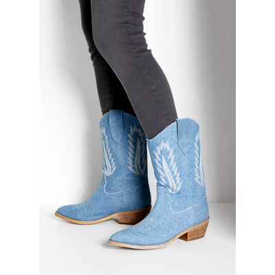 Lascana Chelseaboots Damen Denimblau Gr.40 Lascana Chelseaboots Damen Denimblau Gr.40