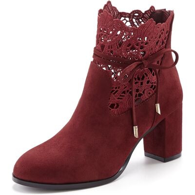 Lascana High-Heel-Stiefelette Damen Bordeaux Gr.43 Lascana High-Heel-Stiefelette Damen Bordeaux Gr.43
