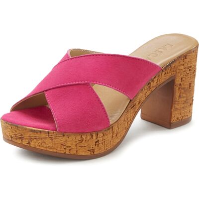 Lascana Pantolette Damen Pink Gr.39 Lascana Pantolette Damen Pink Gr.39
