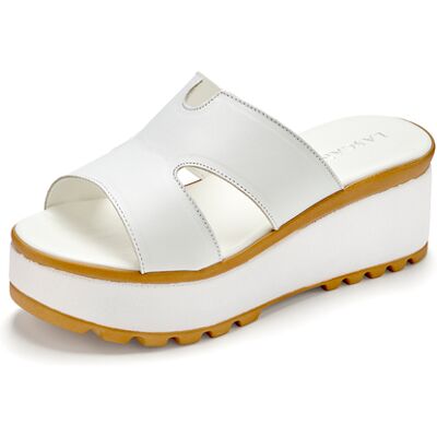 Lascana Pantolette Damen Weiß Gr.42 Lascana Pantolette Damen Weiß Gr.42