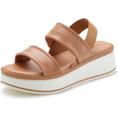 Lascana Plateausandaletten Damen Camelfarben Gr.39 Lascana Plateausandaletten Damen Camelfarben Gr.39