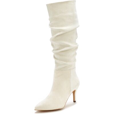 Lascana Reißverschlussstiefel Damen Beige Gr.41 Lascana Reißverschlussstiefel Damen Beige Gr.41