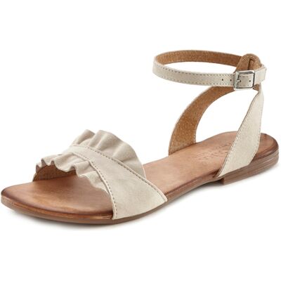 Lascana Sandale Damen Beige Gr.35 Lascana Sandale Damen Beige Gr.35