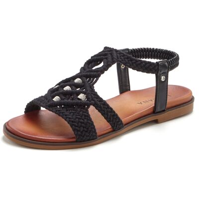 Lascana Sandale Damen Schwarz Gr.39 Lascana Sandale Damen Schwarz Gr.39