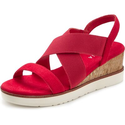 Lascana Sandalette Damen Rot Gr.40 Lascana Sandalette Damen Rot Gr.40