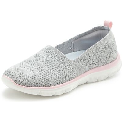 Lascana Slipper Damen Grau/rosé Gr.40 Lascana Slipper Damen Grau/rosé Gr.40