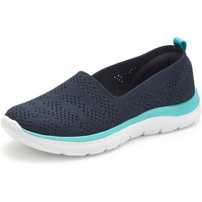 Lascana Slipper Damen Navy/türkis Gr.40 Lascana Slipper Damen Navy/türkis Gr.40