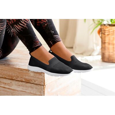 Lascana Slipper Damen Schwarz Gr.38 Lascana Slipper Damen Schwarz Gr.38