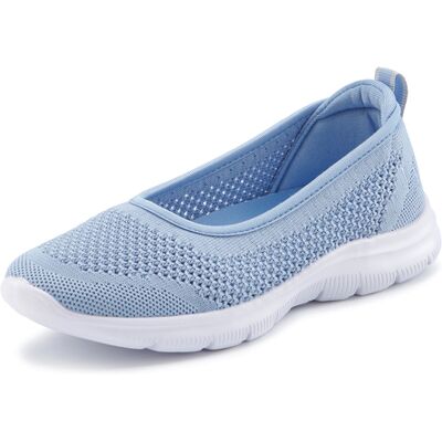 Lascana Sneaker Ballerinas Damen Hellblau Gr.44 Lascana Sneaker Ballerinas Damen Hellblau Gr.44
