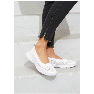Lascana Sneaker Ballerinas Damen Offwhite Gr.35 Lascana Sneaker Ballerinas Damen Offwhite Gr.35