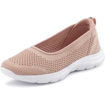 Lascana Sneaker Ballerinas Damen Rosé Gr.44 Lascana Sneaker Ballerinas Damen Rosé Gr.44
