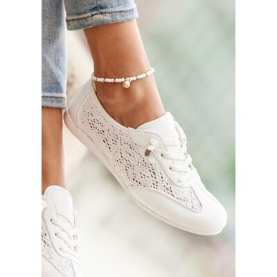 LASCANA Damen Weiße Slip-in Sneaker - Sneaker LASCANA Damen Weiße Slip-in Sneaker - Sneaker