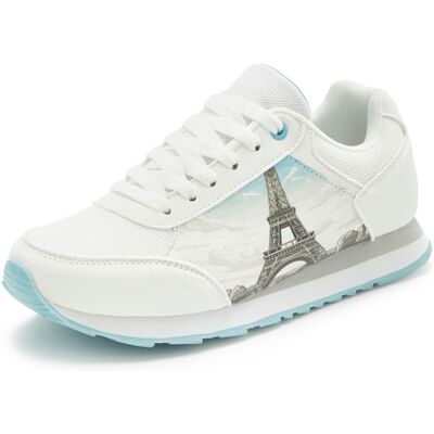 Lascana Sneaker Damen Weiß/hellblau Paris Gr.43 Lascana Sneaker Damen Weiß/hellblau Paris Gr.43