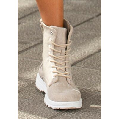 Lascana Stiefelette Damen Beige Gr.43 Lascana Stiefelette Damen Beige Gr.43