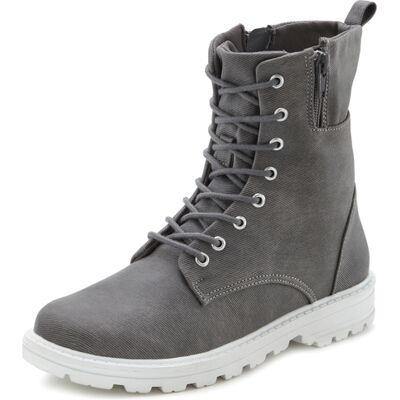 Lascana Stiefelette Damen Grau Gr.44 Lascana Stiefelette Damen Grau Gr.44
