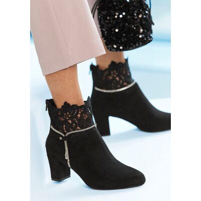 Lascana Stiefelette Damen Schwarz Gr.43 Lascana Stiefelette Damen Schwarz Gr.43