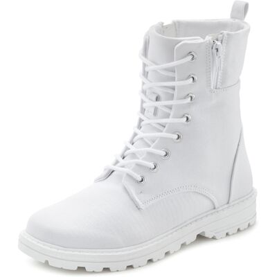 Lascana Stiefelette Damen Weiß Gr.37 Lascana Stiefelette Damen Weiß Gr.37