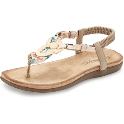Lascana Zehentrenner Damen Beige Gr.39 Lascana Zehentrenner Damen Beige Gr.39