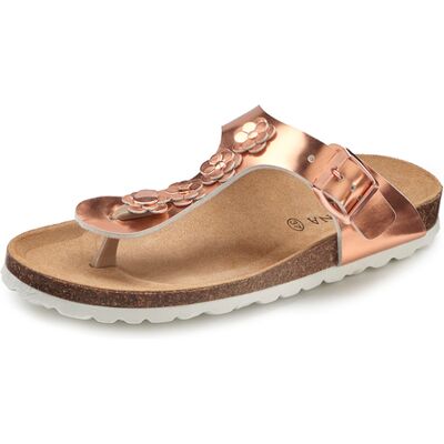 Lascana Zehentrenner Damen Roségoldfarben Gr.36 Lascana Zehentrenner Damen Roségoldfarben Gr.36