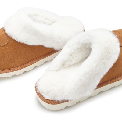 Vivance Dreams By Lascana Pantolette Damen Camelfarben Gr.40 Vivance Dreams By Lascana Pantolette Damen Camelfarben Gr.40