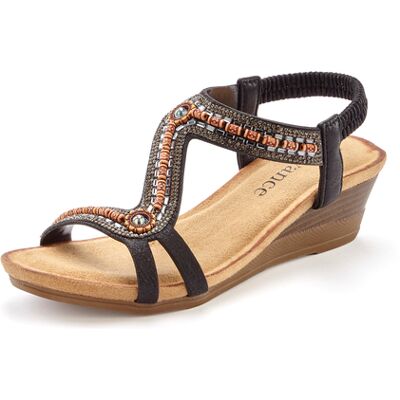 Vivance By Lascana Sandalette Damen Schwarz Gr.38 Vivance By Lascana Sandalette Damen Schwarz Gr.38