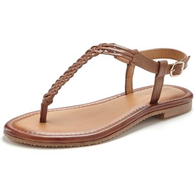 Vivance By Lascana Zehentrenner Damen Cognac Gr.39 Vivance By Lascana Zehentrenner Damen Cognac Gr.39