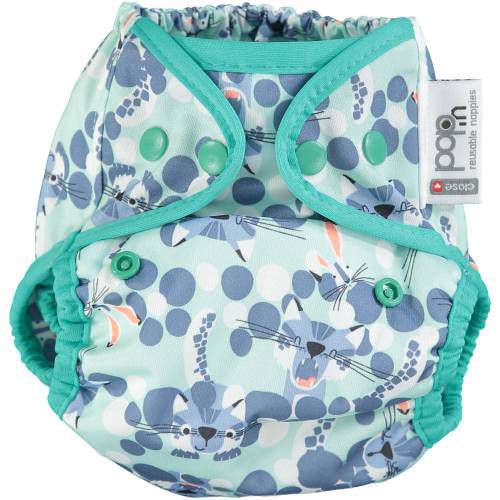 Close Parent Pop-in Überhose One Size (Druck) - Schneeleopard (Snow Leopard)