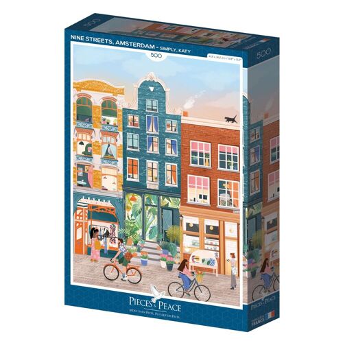 Pieces & Peace Pieces & Peace Puzzle 500 Teile - Nine Streets, Amsterdam -