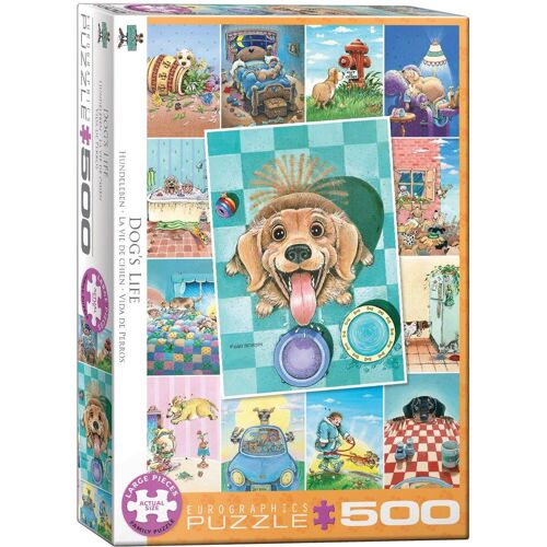 Eurographics Puzzle 500 Teile - Dog's Life -