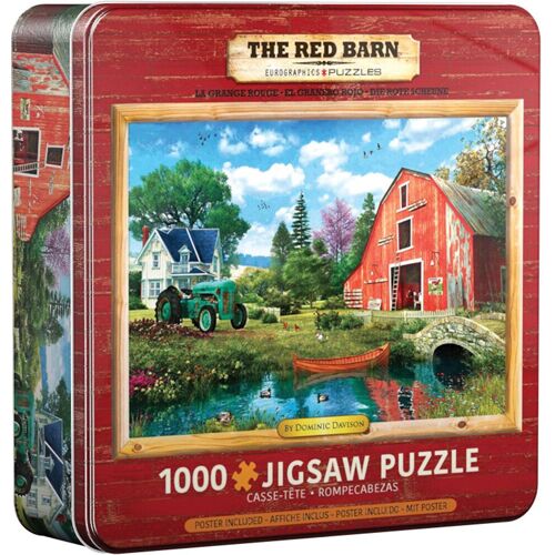 Eurographics Puzzle 1000 Teile - The Red Barn in Puzzledose  -