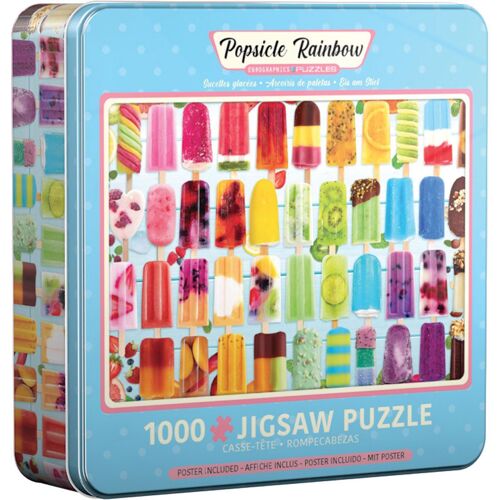 Eurographics Puzzle 1000 Teile - Eis am Stiel in Puzzledose -