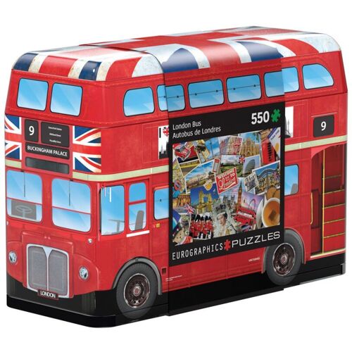 Eurographics Puzzle 550 Teile - London Bus in Puzzledose -