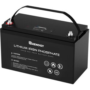 Renogy 24V 50Ah LiFePo4 Lithium Batterie Smart BMS