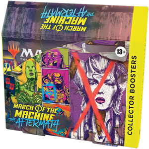 Blackfire Kartenspiel Magic: The Gathering March of the Machine: The Aftermath - Collector Booster Box (12 Booster) (ENGLISCHE VERSION)