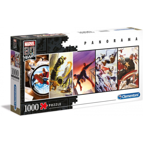 Heo GmbH Puzzle Marvel - 80th Anniversary Panorama (80. Jahrestag Panorama)