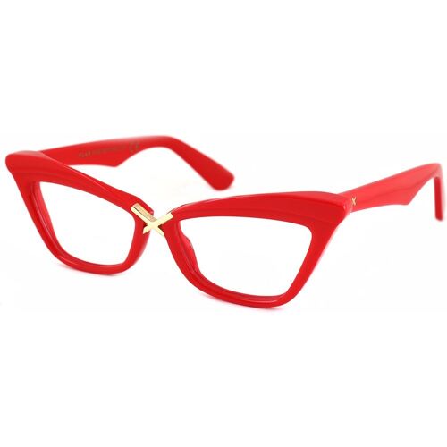 Brille  Xlab Mod. seychellen rahmen col. rot Donna Cat eye Rosso