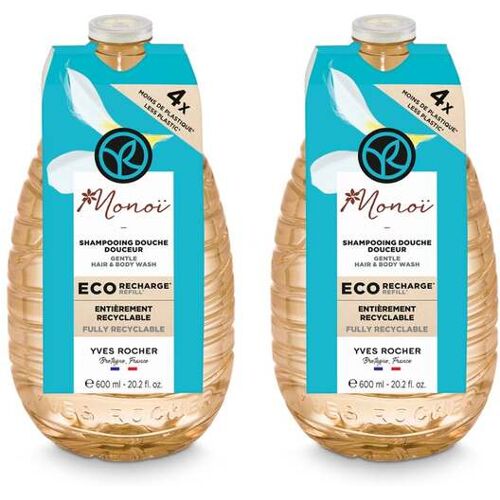 Yves Rocher - Nachfüllpack Duo Dusch-Shampoo Monoï