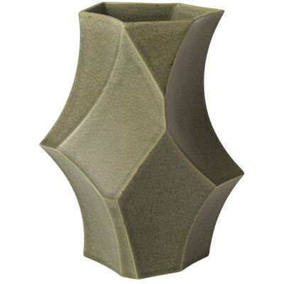 Ferm Living Vase Cueva dark sage 37 cm H Ferm Living Vase Cueva dark sage 37 cm H