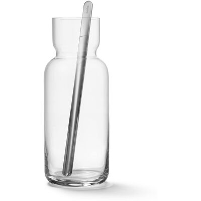 Aarke - Nesting Carafe - Kristallglas - Edelstahl-Löffel - Carafe Aarke - Nesting Carafe - Kristallglas - Edelstahl-Löffel - Carafe