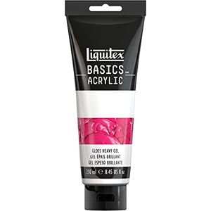 Liquitex 1041013 Basics Acrylfarbe Glänzendes Schweres Gelmedium für dicke, glänzende Impastos mit Acrylfarbe, behält Pinselstriche, als Kleber für Sand , Steine auf Leinwand 250ml Tube Liquitex 1041013 Basics Acrylfarbe Glänzendes Schweres Gelmedium für dicke, glänzende Impastos mit Acrylfarbe, behält Pinselstriche, als Kleber für Sand , Steine auf Leinwand 250ml Tube