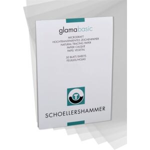 Schoellershammer Glama transparant papier - A3 - 110 g/m² - Packung mit 50 Blättern Schoellershammer Glama transparant papier - A3 - 110 g/m² - Packung mit 50 Blättern