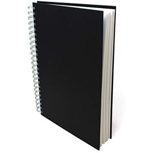 ARTWAY Studio Spiralgebundenes A4-Skizzenbuch Hochformat 96 Seiten/48 Blätter aus 170 gsm Papier Schwarzes Skizzenbuch mit festem Einband, Schwarz ARTWAY Studio Spiralgebundenes A4-Skizzenbuch Hochformat 96 Seiten/48 Blätter aus 170 gsm Papier Schwarzes Skizzenbuch mit festem Einband, Schwarz