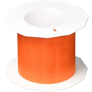 PRÄSENT C.E. Pattberg Sheer Organzaband orange, 25 m Geschenkband zum Einpacken von Geschenken, 72 mm Breite, Zubehör zum Dekorieren & Basteln, Dekoband PRÄSENT C.E. Pattberg Sheer Organzaband orange, 25 m Geschenkband zum Einpacken von Geschenken, 72 mm Breite, Zubehör zum Dekorieren & Basteln, Dekoband