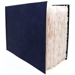 ARTWAY Indigo Baumwoll Rag Papier Skizzenbuch A4 Querformat 70 Seiten/35 Blätte aus 250gsm Mittlere Textur 100% Baumwoll Rag Papier 100% Handgemachtes ARTWAY Indigo Baumwoll Rag Papier Skizzenbuch A4 Querformat 70 Seiten/35 Blätte aus 250gsm Mittlere Textur 100% Baumwoll Rag Papier 100% Handgemachtes