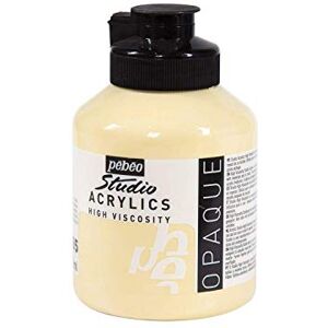 PEBEO Pébéo Acrylic Fine Studio Acrylics Acrylfarbe für Künstler Farbe für Profis und Anfänger Leuchtende und pigmentierte Farbe Elfenbein 500 ml PEBEO Pébéo Acrylic Fine Studio Acrylics Acrylfarbe für Künstler Farbe für Profis und Anfänger Leuchtende und pigmentierte Farbe Elfenbein 500 ml