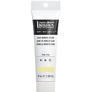 Liquitex 1045156 Professional Heavy Body Acrylfarbe in Künstlerqualität mit ausgezeichneter Lichtechtheit in buttriger Konsistenz, 59ml Tube Hellgelb, Helles Bismuth Gelb Liquitex 1045156 Professional Heavy Body Acrylfarbe in Künstlerqualität mit ausgezeichneter Lichtechtheit in buttriger Konsistenz, 59ml Tube Hellgelb, Helles Bismuth Gelb