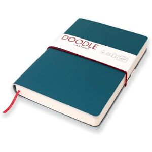 ARTWAY Indigo Doodle Blaugrün Leder Journal/Skizzenbuch 175mm x 125mm 164 Seiten/82 Blätter aus 150gsm Kartuschenpapier ARTWAY Indigo Doodle Blaugrün Leder Journal/Skizzenbuch 175mm x 125mm 164 Seiten/82 Blätter aus 150gsm Kartuschenpapier