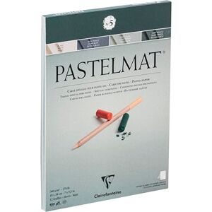 Clairefontaine 96113C Zeichenblock Pastelmat (12 Blatt, 18 x 24 cm, 360 g, mit 4 transparenten Trennblättern, Spezielkarton ideal fur Pastell und Kreide) dunkelblau, hellgrün, dunkelgrün und weiß Clairefontaine 96113C Zeichenblock Pastelmat (12 Blatt, 18 x 24 cm, 360 g, mit 4 transparenten Trennblättern, Spezielkarton ideal fur Pastell und Kreide) dunkelblau, hellgrün, dunkelgrün und weiß