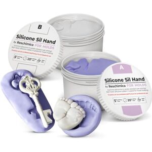Reschimica Silikonkautschuk 1:1 Paste für Formen - DIY Harz Gießen Reschimica Silikonkautschuk 1:1 Paste für Formen - DIY Harz Gießen
